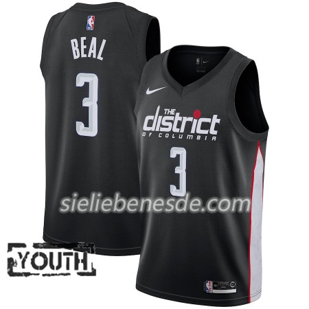 Kinder NBA Washington Wizards Trikot Bradley Beal 3 2018-19 Nike City Edition Schwarz Swingman